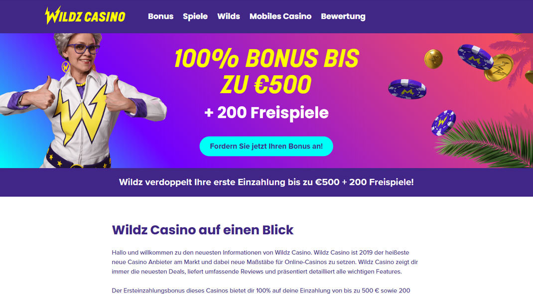 Wildz Online Casino test